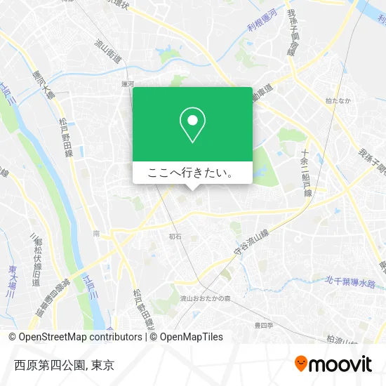 西原第四公園地図