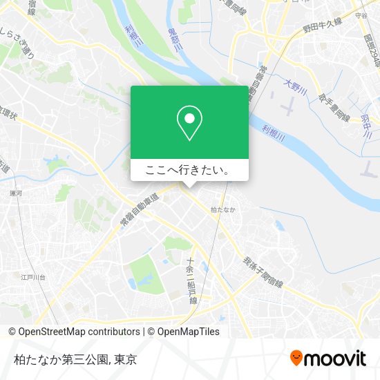 柏たなか第三公園地図