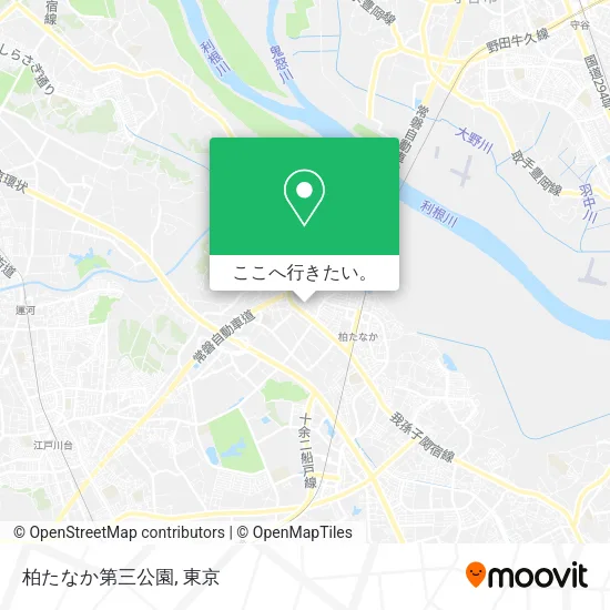 柏たなか第三公園地図