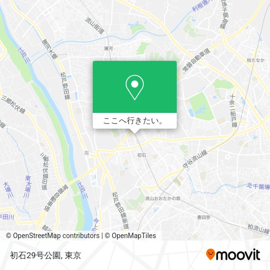 初石29号公園地図