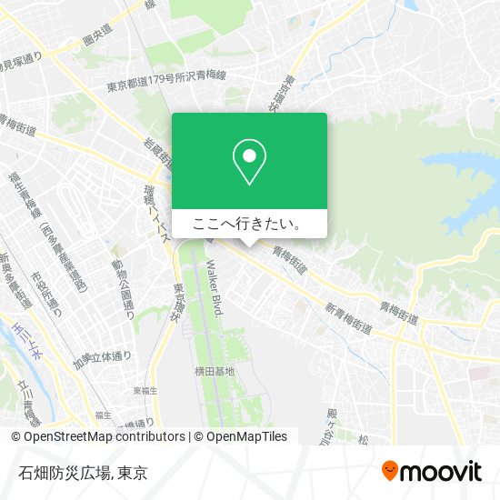 石畑防災広場地図