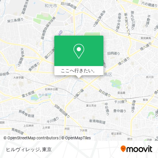 ヒルヴィレッジ地図