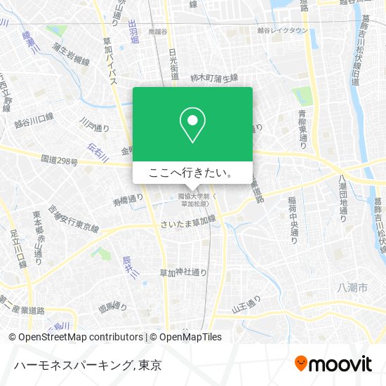 ハーモネスパーキング地図