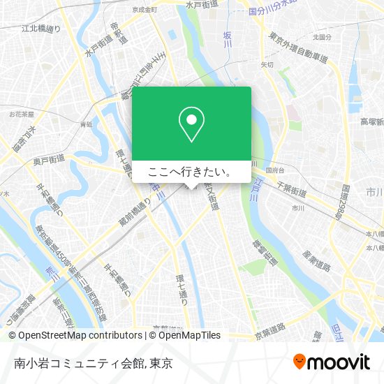 南小岩コミュニティ会館地図