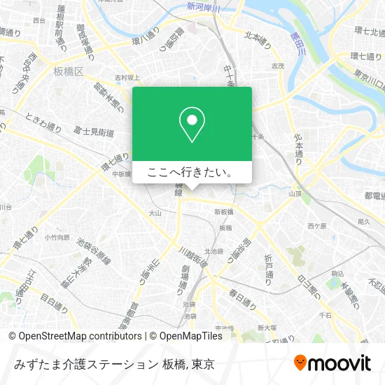 みずたま介護ステーション 板橋地図