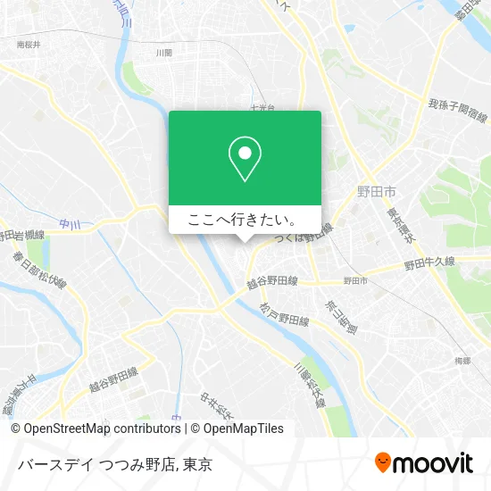 バースデイ つつみ野店地図