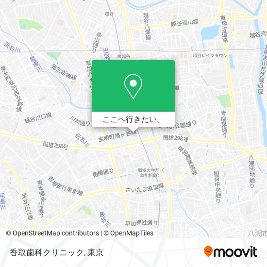 香取歯科クリニック地図