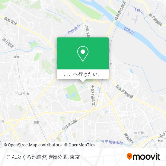 こんぶくろ池自然博物公園地図