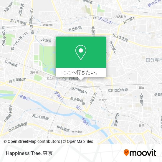 Happiness Tree地図