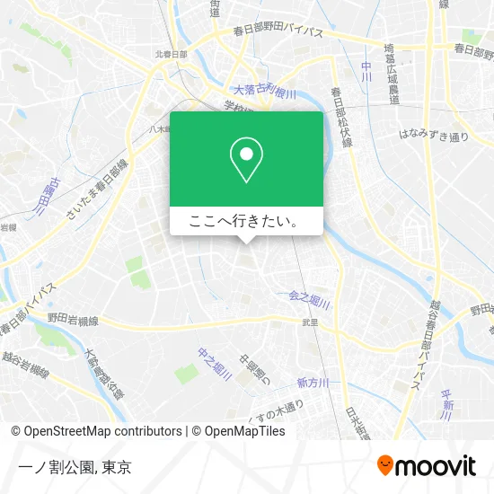 一ノ割公園地図