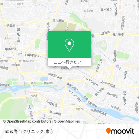 武蔵野台クリニック地図