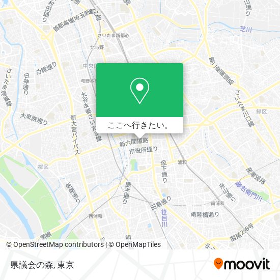 県議会の森地図