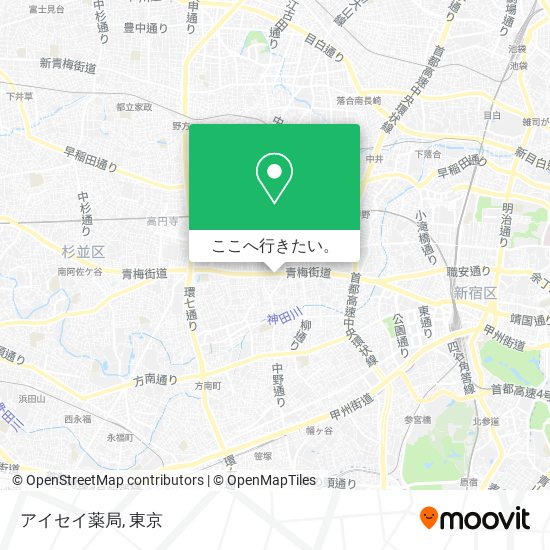 アイセイ薬局地図