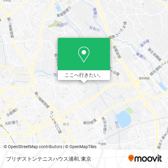 ブリヂストンテニスハウス浦和地図