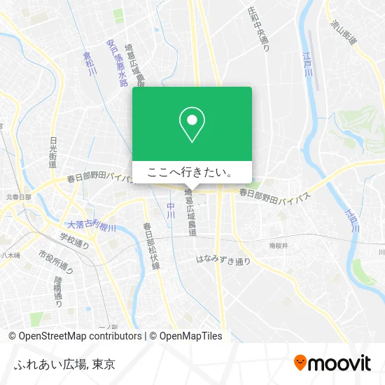 ふれあい広場地図