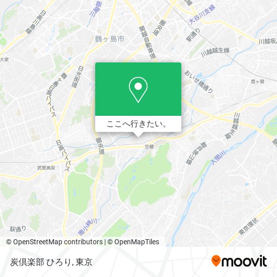 炭倶楽部 ひろり地図