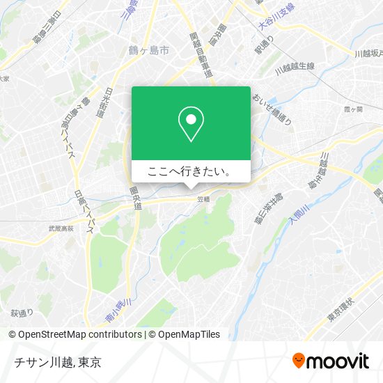 チサン川越地図