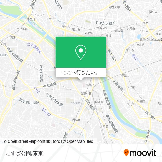 こすぎ公園地図