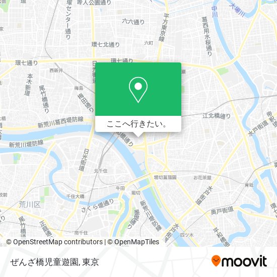 ぜんざ橋児童遊園地図