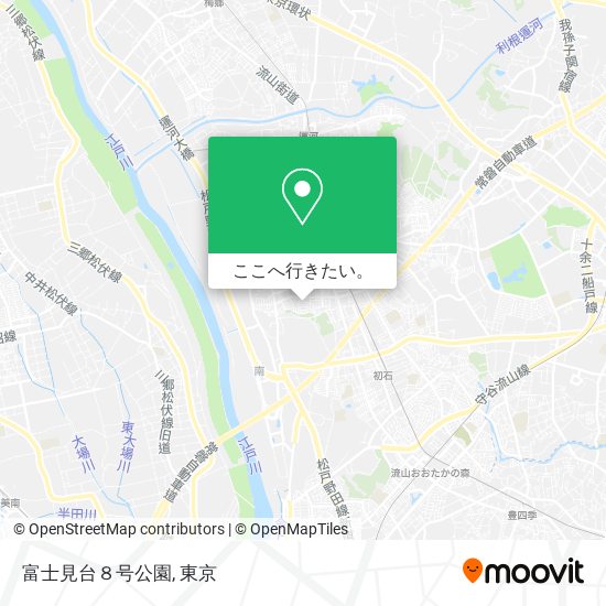 富士見台８号公園地図