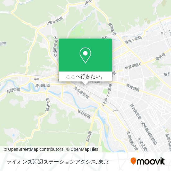 ライオンズ河辺ステーションアクシス地図