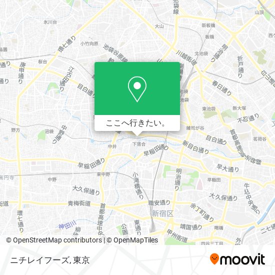 ニチレイフーズ地図