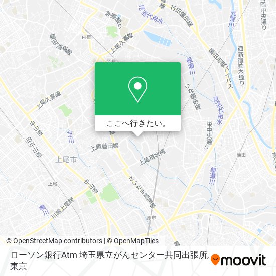 ローソン銀行Atm 埼玉県立がんセンター共同出張所地図