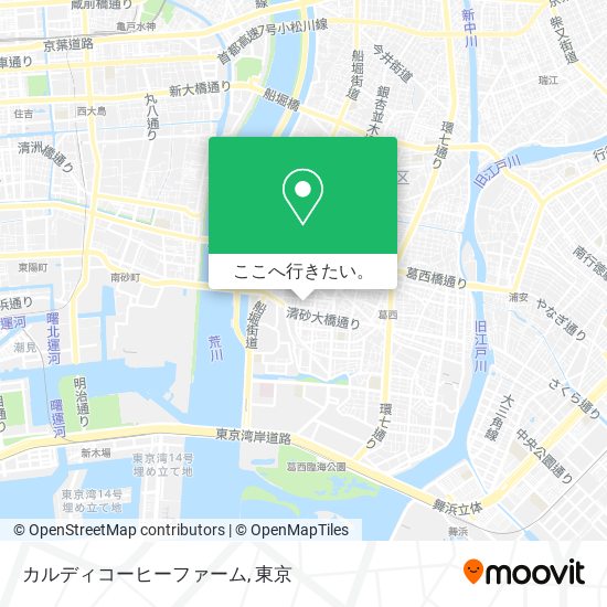 カルディコーヒーファーム地図