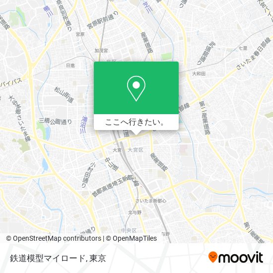 鉄道模型マイロード地図