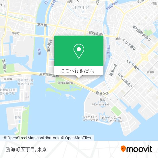 臨海町五丁目地図