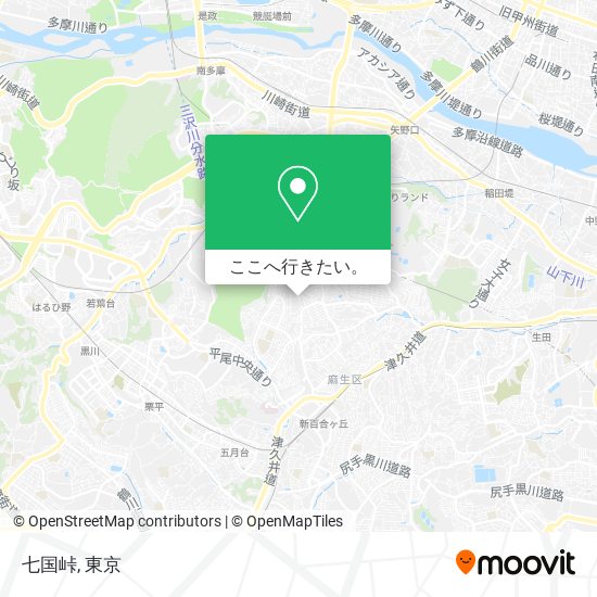 七国峠地図