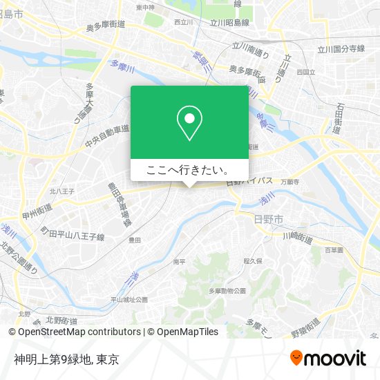 神明上第9緑地地図