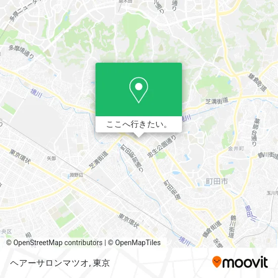 ヘアーサロンマツオ地図