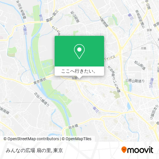 みんなの広場 扇の里地図