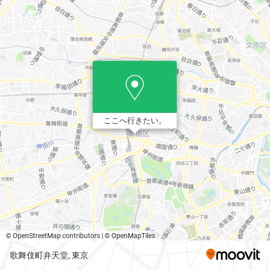 歌舞伎町弁天堂地図