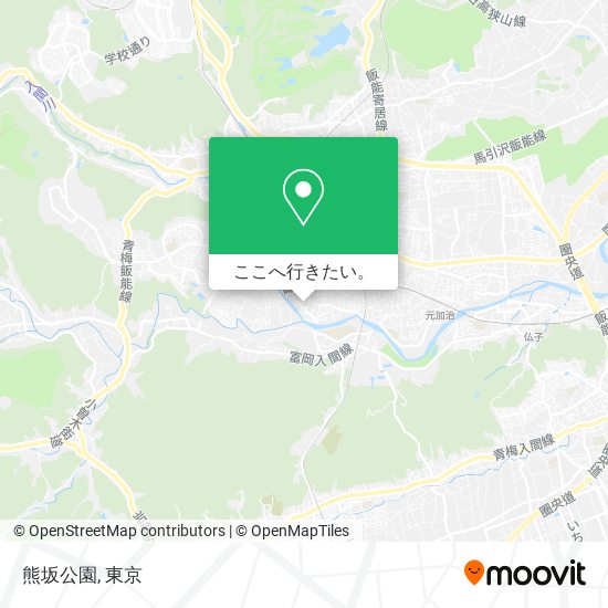 熊坂公園地図