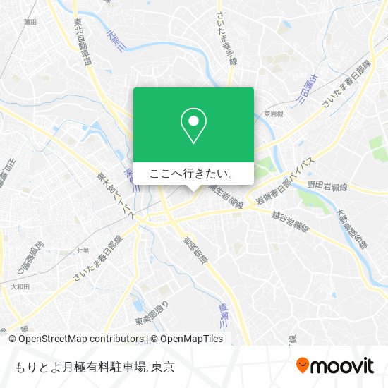 もりとよ月極有料駐車場地図