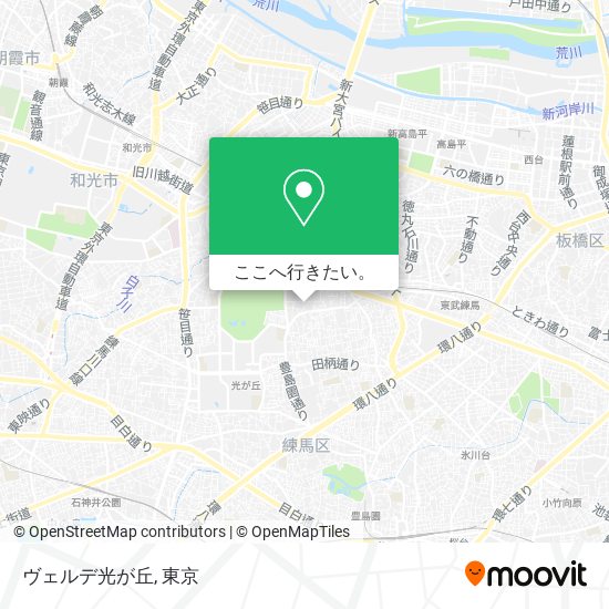 ヴェルデ光が丘地図