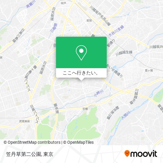 笠丹草第二公園地図