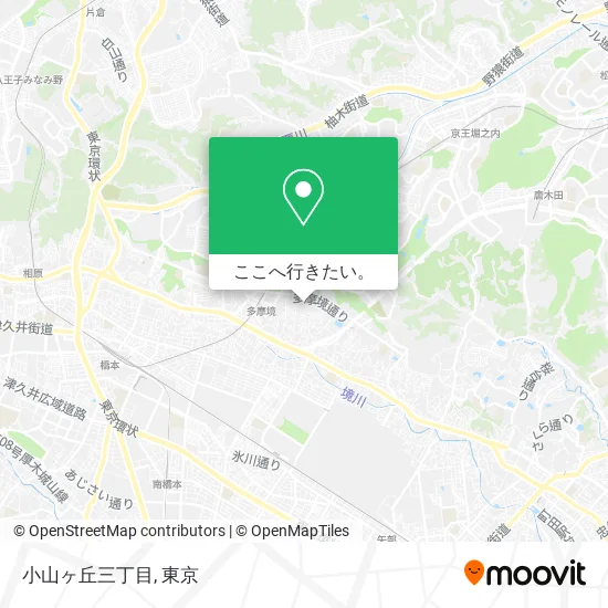 小山ヶ丘三丁目地図
