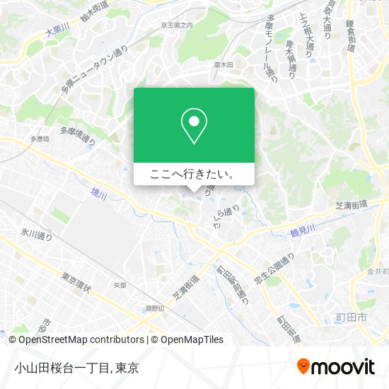 小山田桜台一丁目地図