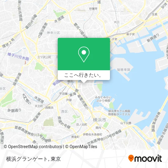 横浜グランゲート地図