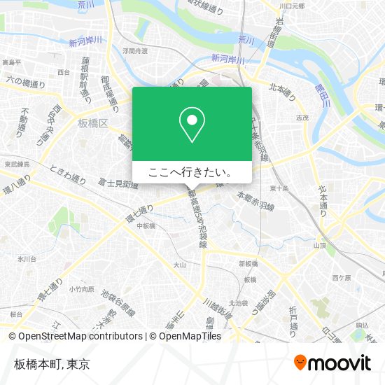 板橋本町地図