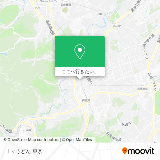 上々うどん地図