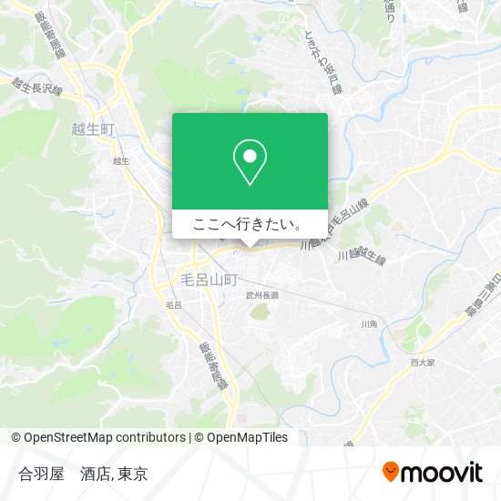 合羽屋　酒店地図