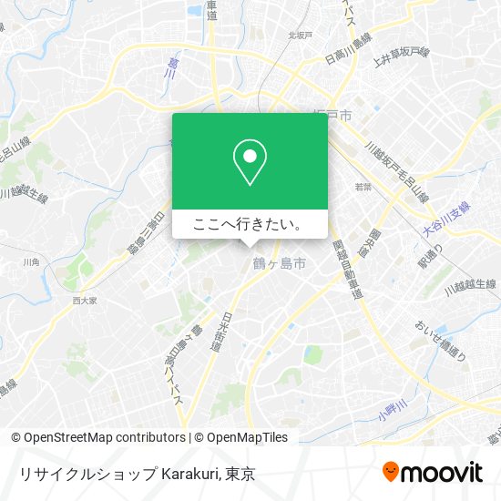 リサイクルショップ  Karakuri地図