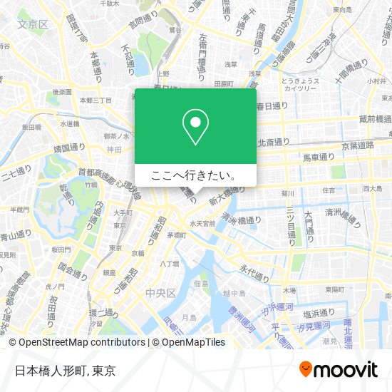 日本橋人形町地図
