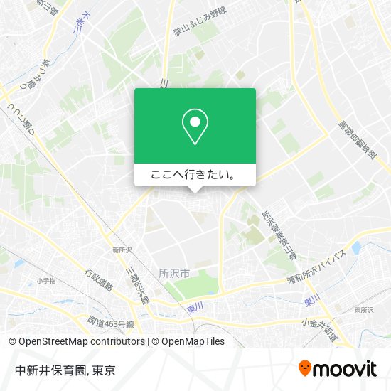 中新井保育園地図