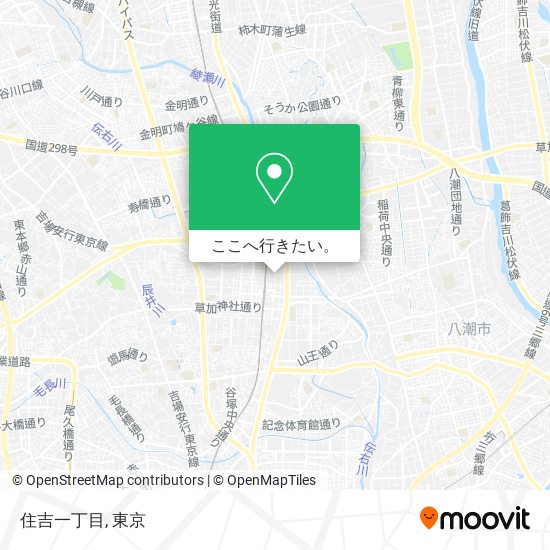 住吉一丁目地図