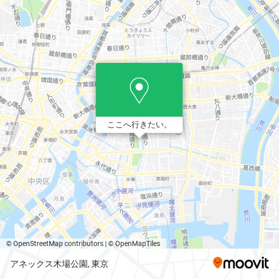 アネックス木場公園地図